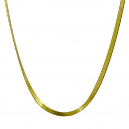 925 Ayar İtalyan Ezme Zincir Kolye