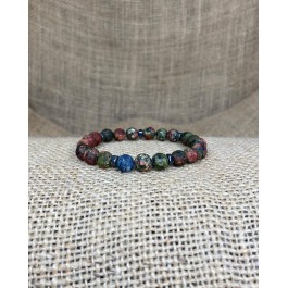 Renkli Doğal Taş Erkek Bileklik